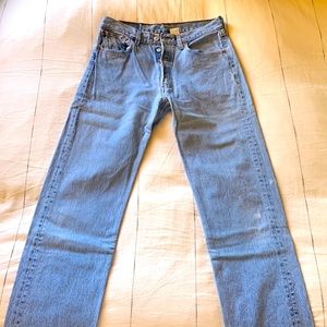 Mens Levi’s classic denim jeans